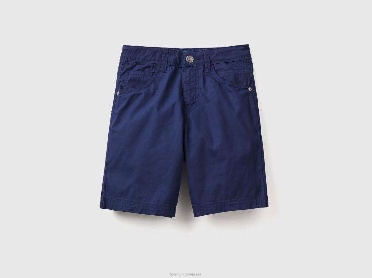 Five-Pocket Shorts B4BF4929 Benetton Kids Dark Blue