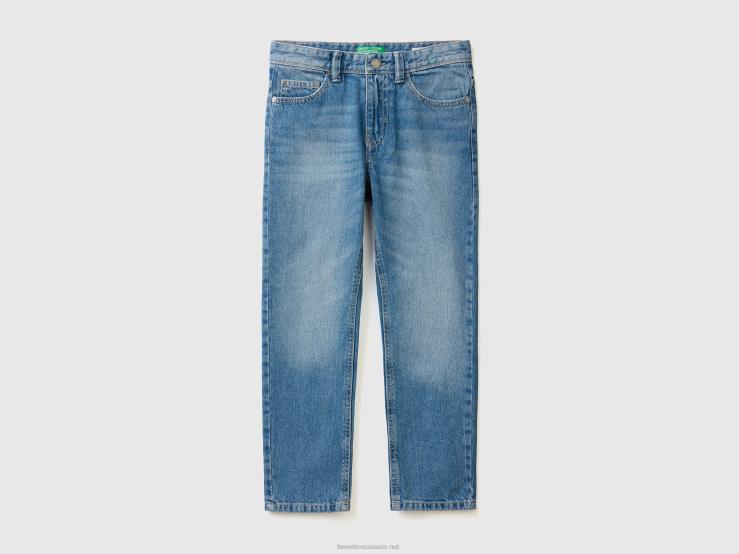 Straight Leg Jeans B4BF4970 Benetton Kids Blue