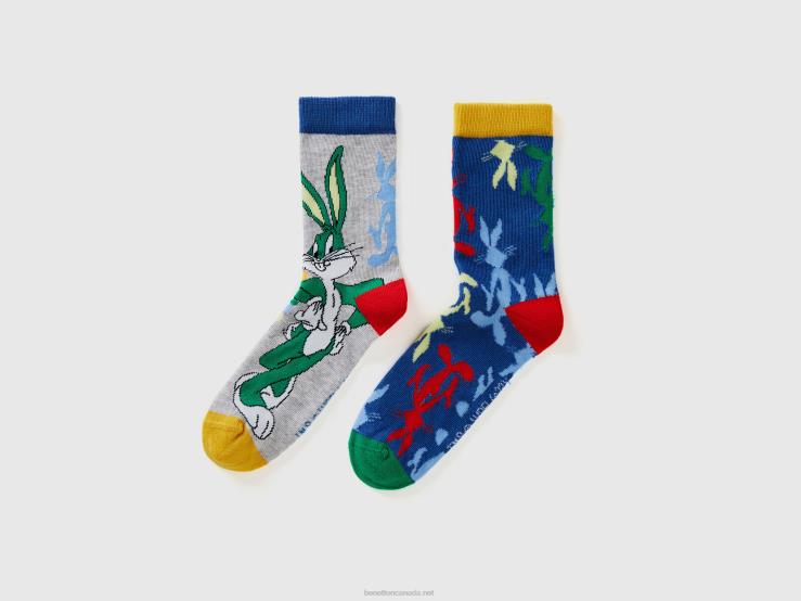 Bugs Bunny Socks B4BF2012 Benetton Kids Multi-Color