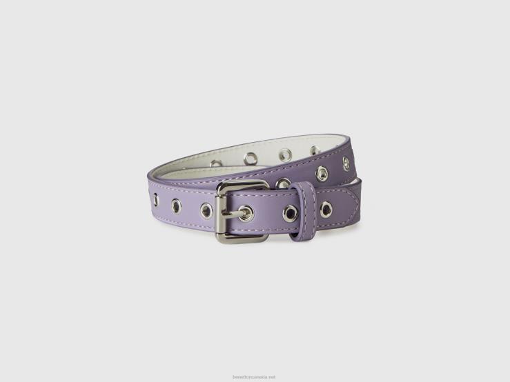 Belt With Eyelets B4BF2803 Benetton Kids Periwinkle