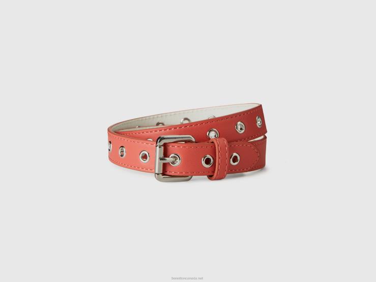 Belt With Eyelets B4BF2818 Benetton Kids Orange