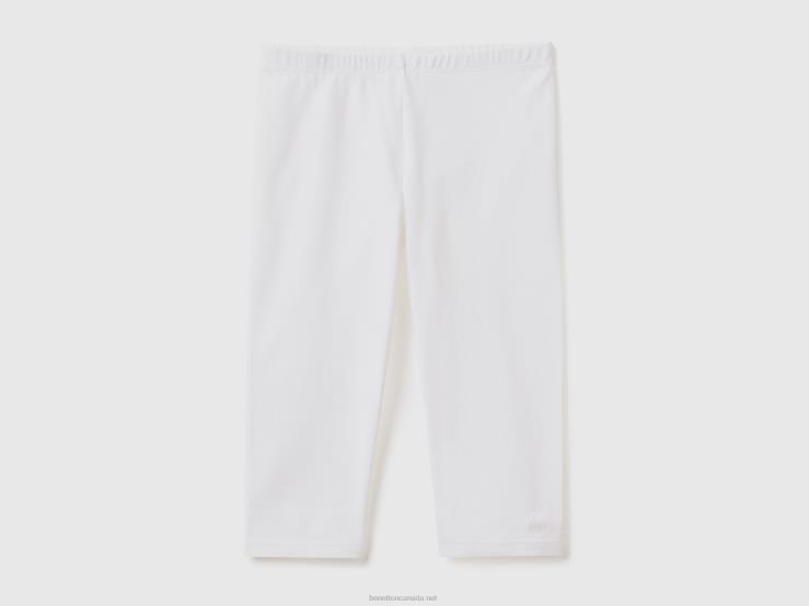 Knee-Length Leggings B4BF2624 Benetton Kids White