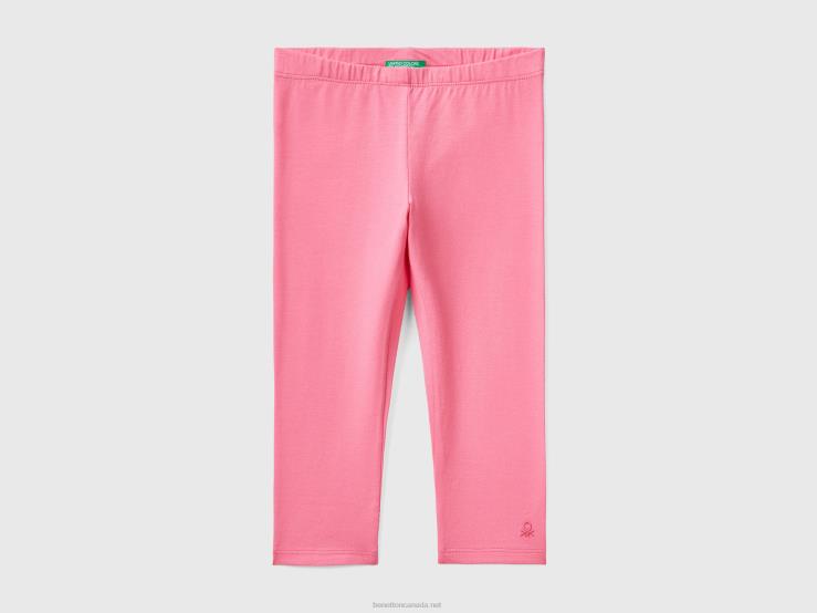 Knee-Length Leggings B4BF5396 Benetton Kids Pink