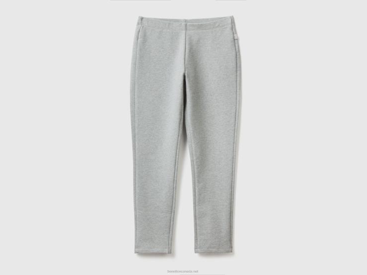 Stretch Sweat Leggings B4BF5417 Benetton Kids Light Gray