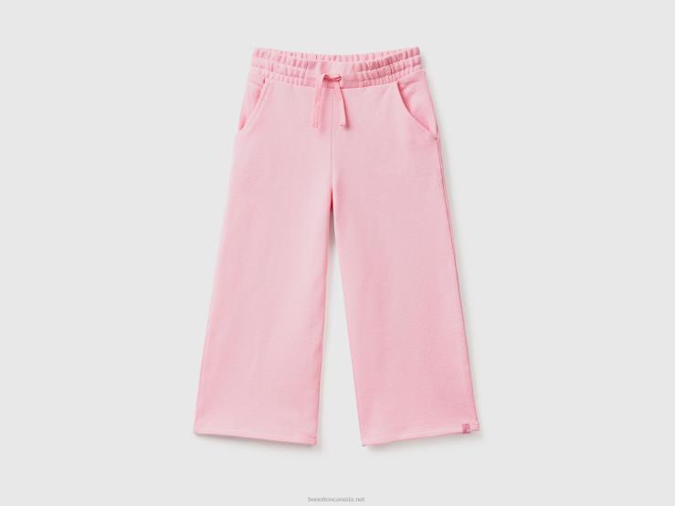 Sweat Palazzo Trousers B4BF2691 Benetton Kids Pink