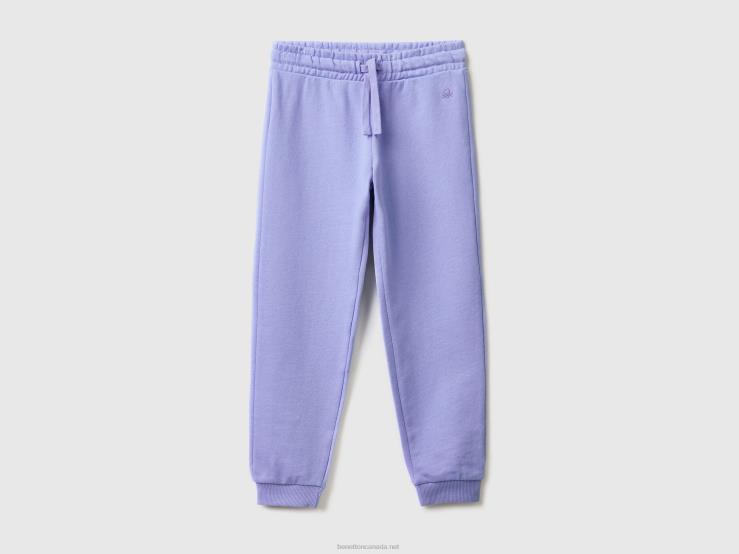 Sweatpants With Logo B4BF2626 Benetton Kids Periwinkle