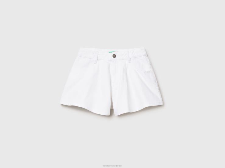 Butterfly Shorts B4BF5469 Benetton Kids White