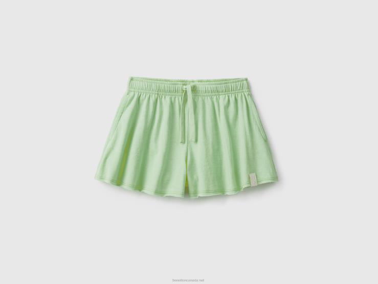 Shorts In Recycled Fabric B4BF2690 Benetton Kids Aqua