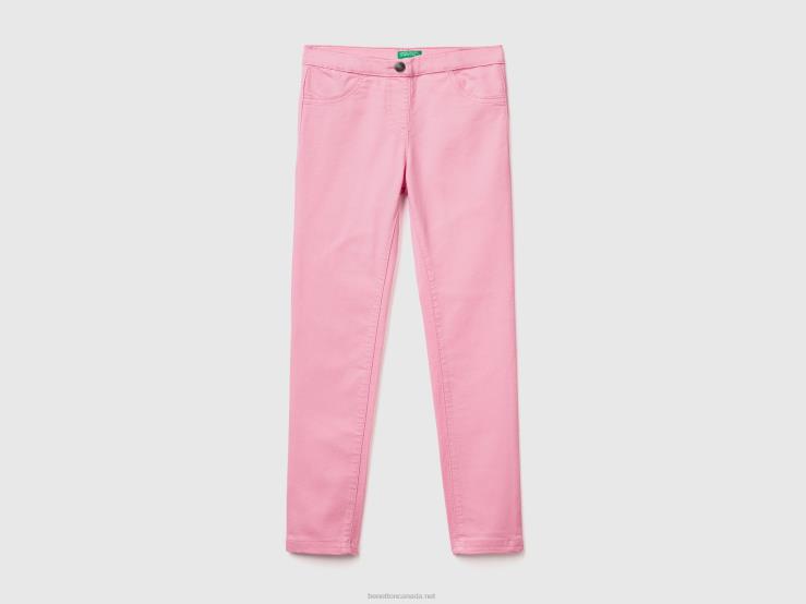 Super Skinny Trousers B4BF2649 Benetton Kids Pink