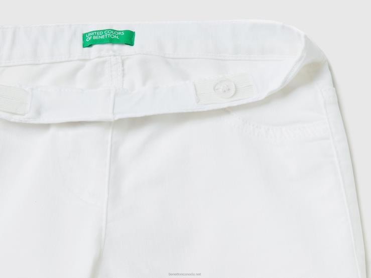 Super Skinny Trousers B4BF2659 Benetton Kids White
