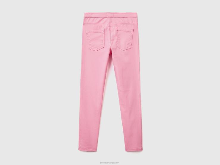 Super Skinny Trousers B4BF5434 Benetton Kids Pink