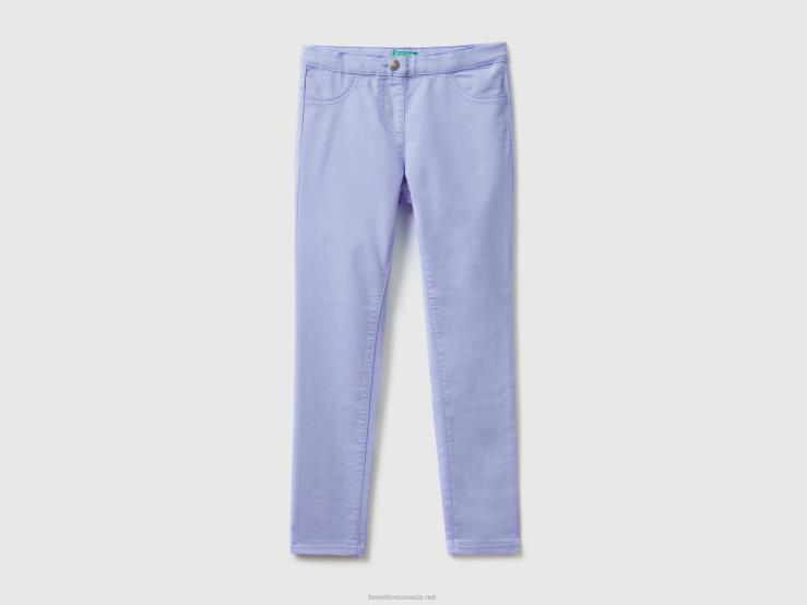 Super Skinny Trousers B4BF5473 Benetton Kids Periwinkle
