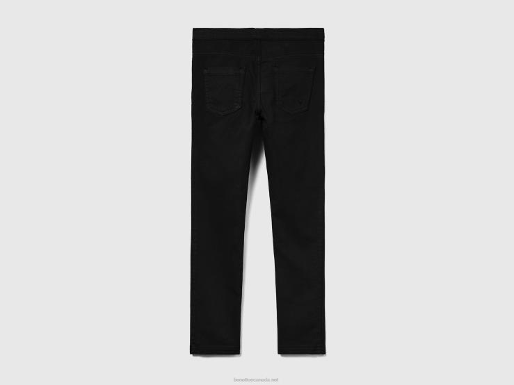 Super Skinny Trousers B4BF5478 Benetton Kids Black