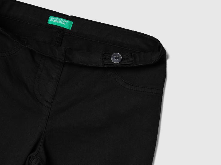 Super Skinny Trousers B4BF5478 Benetton Kids Black