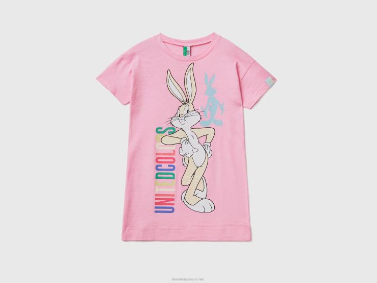 Bugs Bunny Nightshirt B4BF2748 Benetton Kids Pink