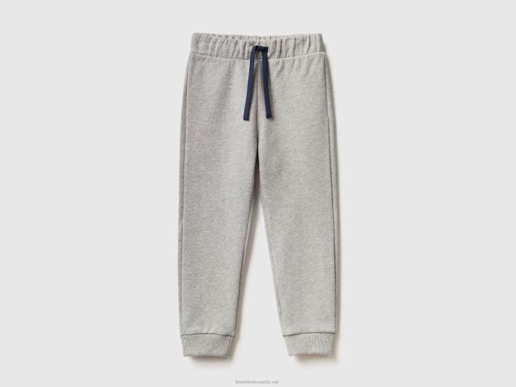Sweatpants With Pocket B4BF2344 Benetton Kids Light Gray