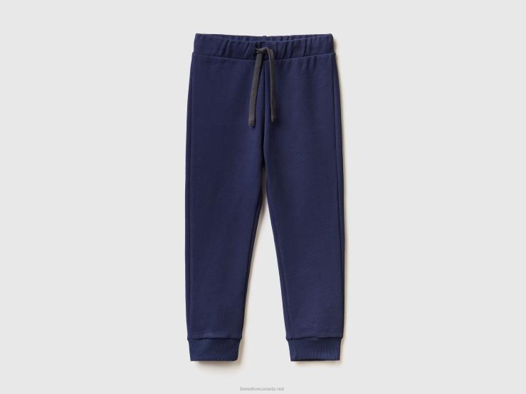 Sweatpants With Pocket B4BF2346 Benetton Kids Dark Blue