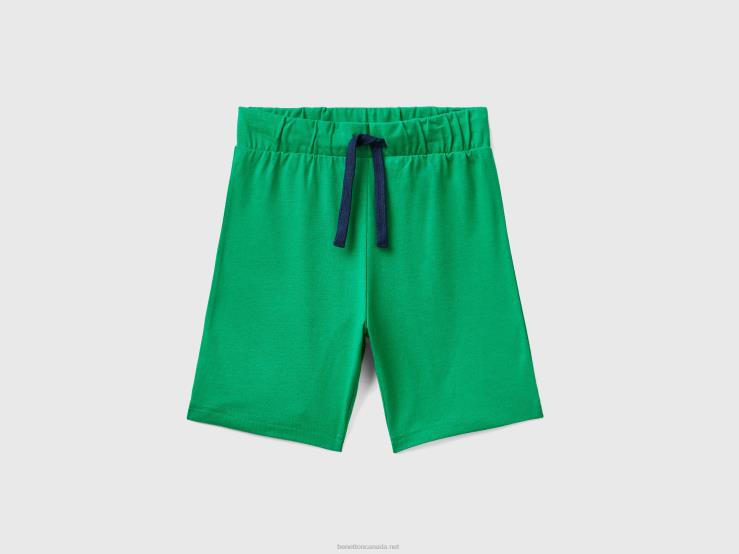 Bermudas In Jersey B4BF2367 Benetton Kids Green