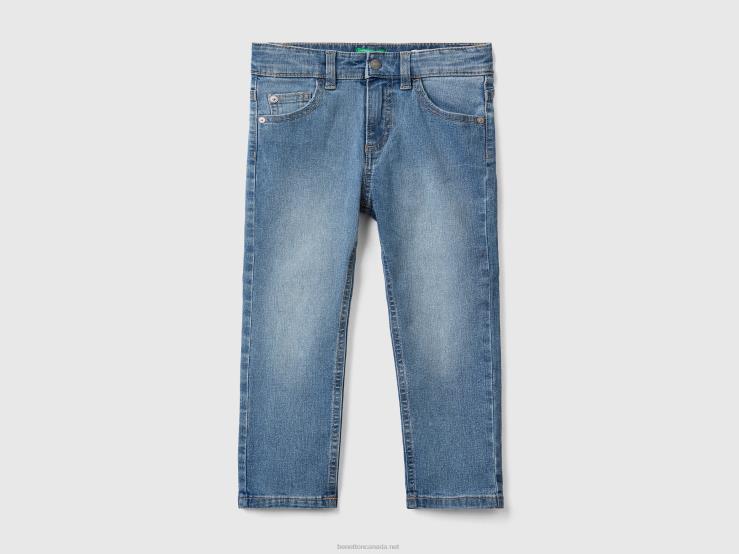 "Eco-Recycle" Slim Fit Jeans B4BF2399 Benetton Kids Sky Blue