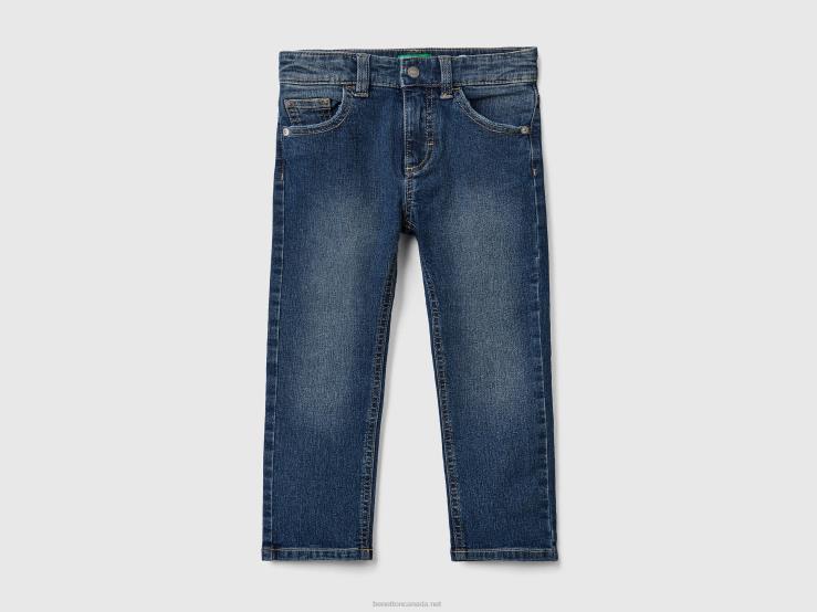 "Eco-Recycle" Slim Fit Jeans B4BF2401 Benetton Kids Dark Blue