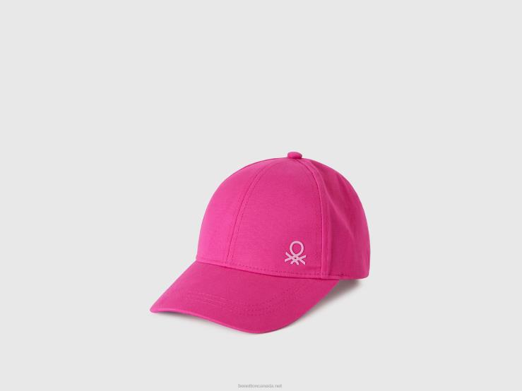 Cap With Visor B4BF3055 Benetton Kids Fuchsia