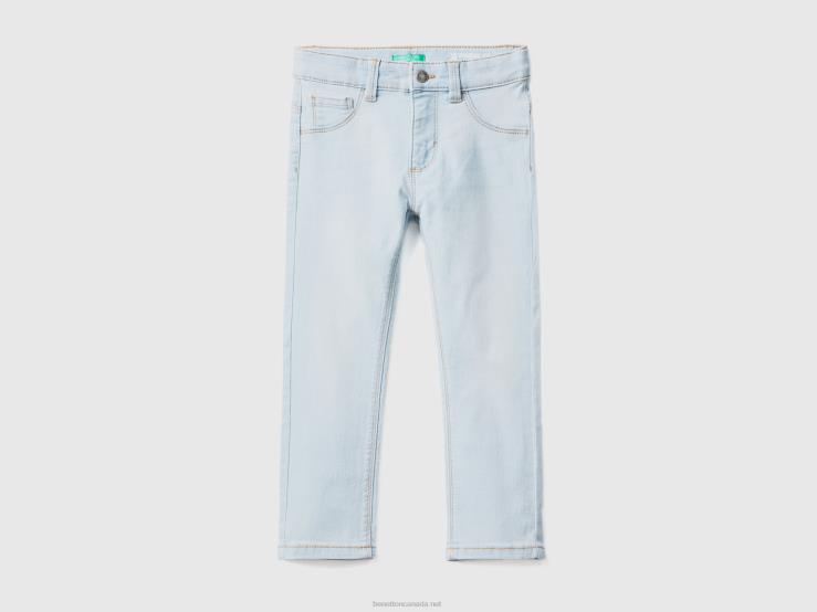 Five-Pocket Slim Fit Jeans B4BF3048 Benetton Kids Sky Blue