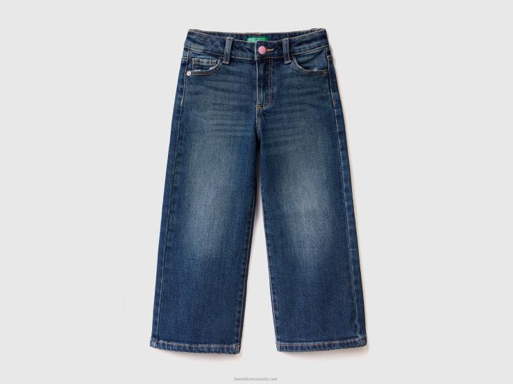 Wide Fit Jeans B4BF3032 Benetton Kids Blue