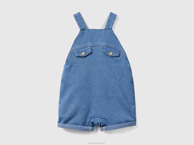 Denim-Look Dungarees B4BF5753 Benetton Kids Blue