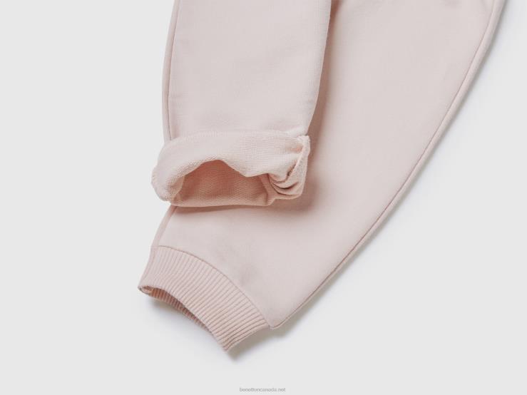 Light Sweat Outfit B4BF3080 Benetton Kids Soft Pink