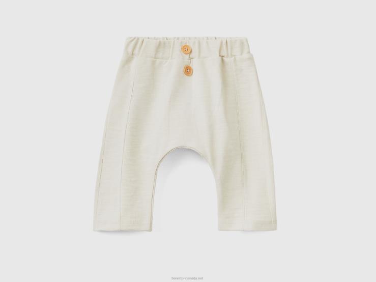 Lightweight Sweatpants B4BF5936 Benetton Kids Beige