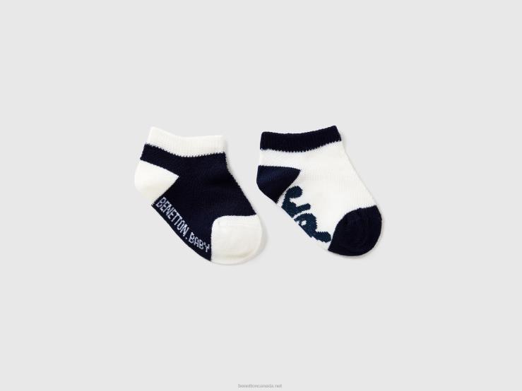 Two-Tone Sock Set B4BF3297 Benetton Kids Dark Blue