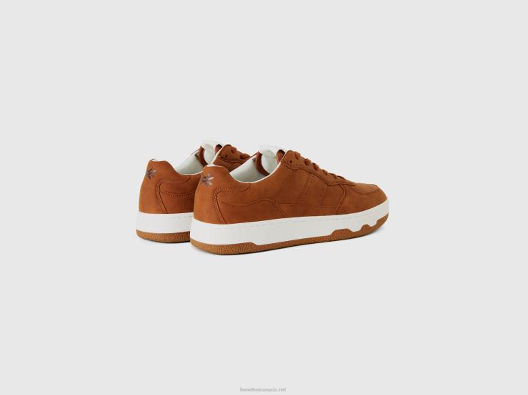 Brown Low-Top Sneakers B4BF1567 Benetton Men Brown