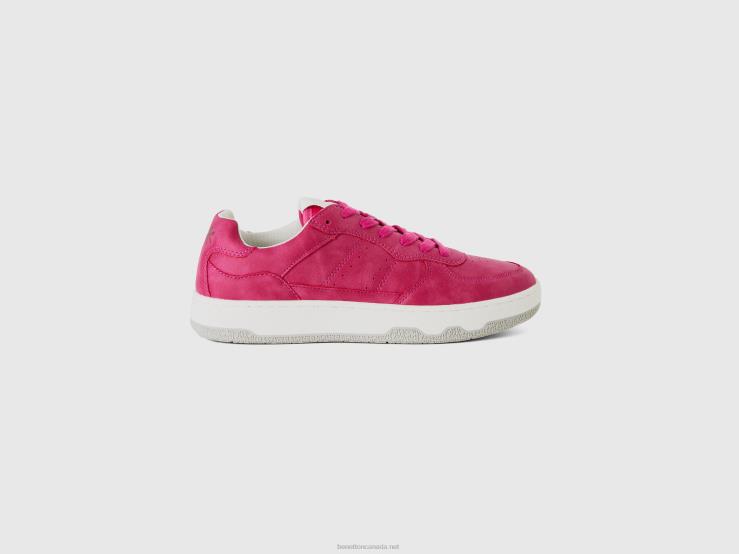 Cyclamen Low-Top Sneakers B4BF1549 Benetton Men Cyclamen