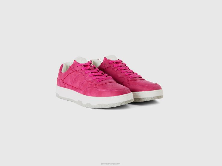 Cyclamen Low-Top Sneakers B4BF1549 Benetton Men Cyclamen