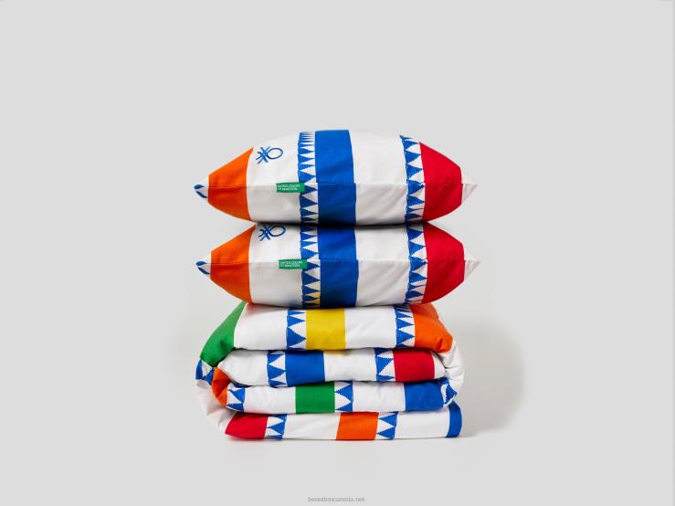 Duvet Cover 210X230 Cm And Two Pillowcases B4BF3340 BenettonBright Blue