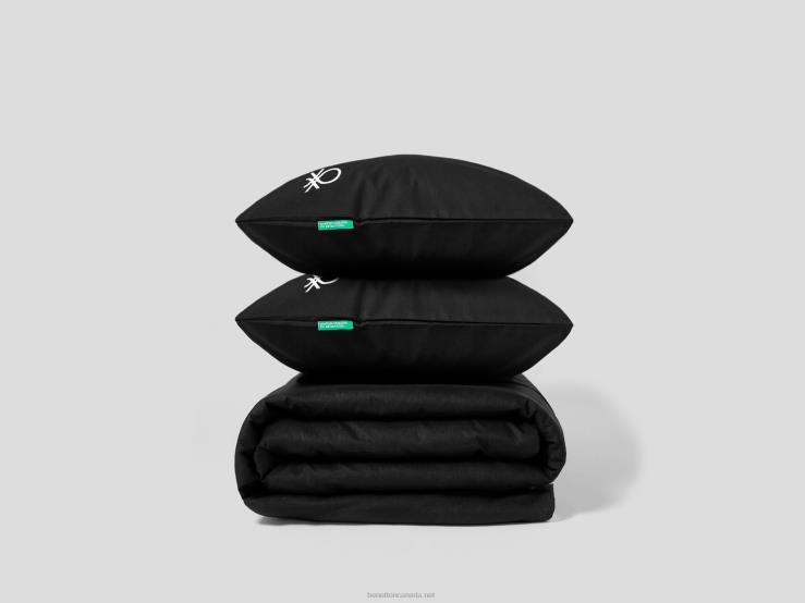Reversible Duvet Cover 255X200 Cm And Two Pillowcases B4BF5975 BenettonBlack