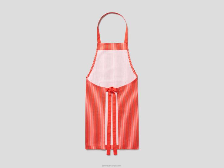 Apron, Pot Holder And Oven Mitt Set B4BF3386 BenettonRed