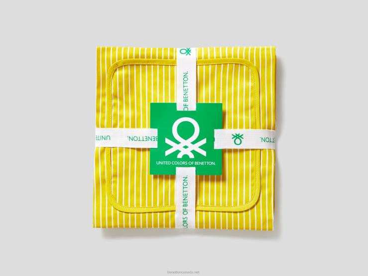 Apron, Pot Holder And Oven Mitt Set B4BF6030 BenettonYellow