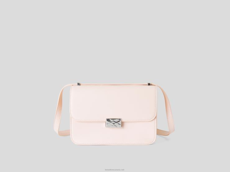 Large Pink Be Bag B4BF1531 Benetton Women Soft Pink