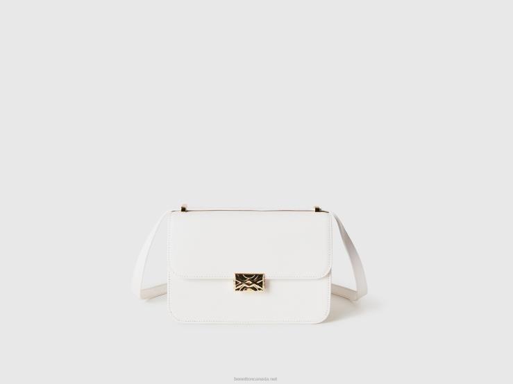 Large White Be Bag B4BF1554 Benetton Women White
