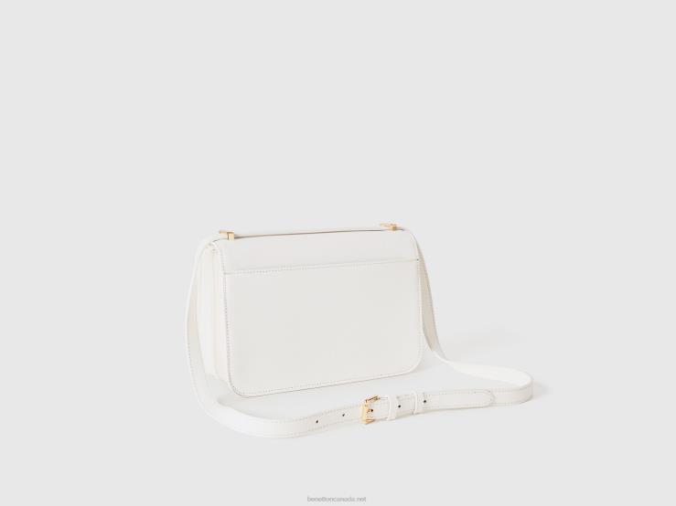 Large White Be Bag B4BF1554 Benetton Women White