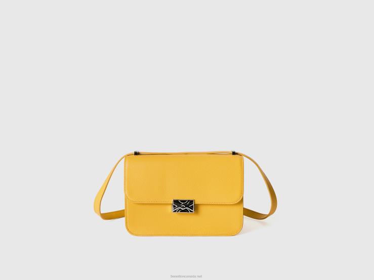 Large Yellow Be Bag B4BF772 Benetton Women Yellow