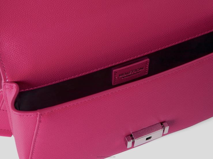 Medium Cyclamen Be Bag B4BF1532 Benetton Women Cyclamen