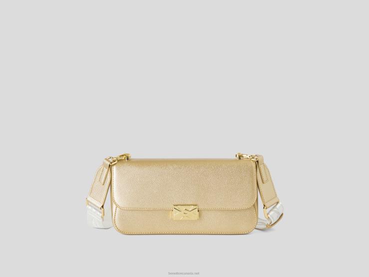 Medium Gold Be Bag B4BF1547 Benetton Women Gold