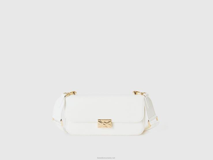 Medium White Be Bag B4BF1559 Benetton Women White