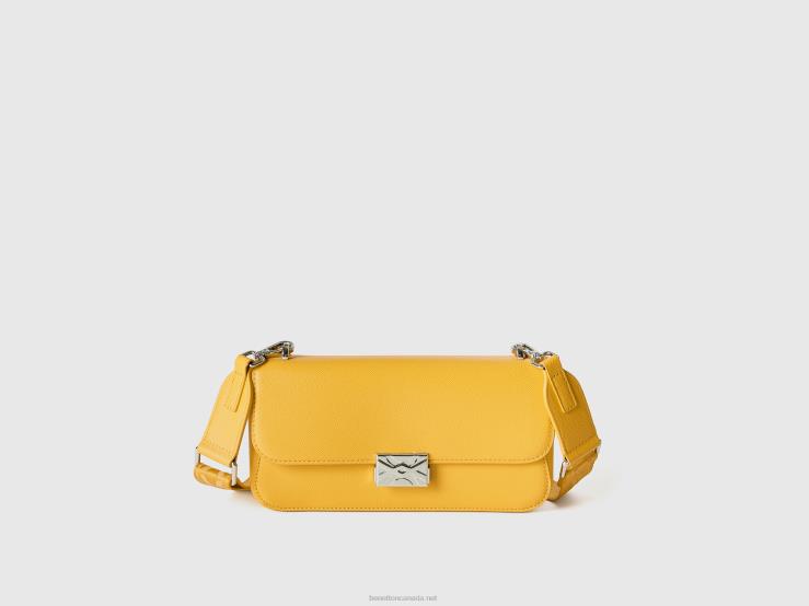 Medium Yellow Be Bag B4BF1520 Benetton Women Yellow