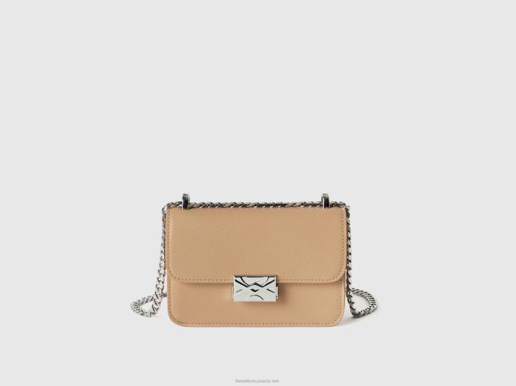 Small Beige Be Bag B4BF1504 Benetton Women Beige