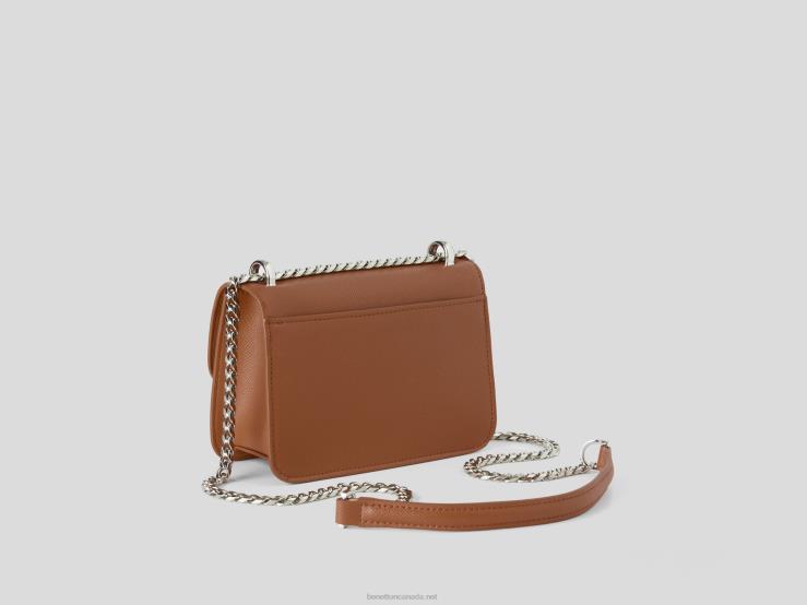 Small Brown Be Bag B4BF1530 Benetton Women Brown