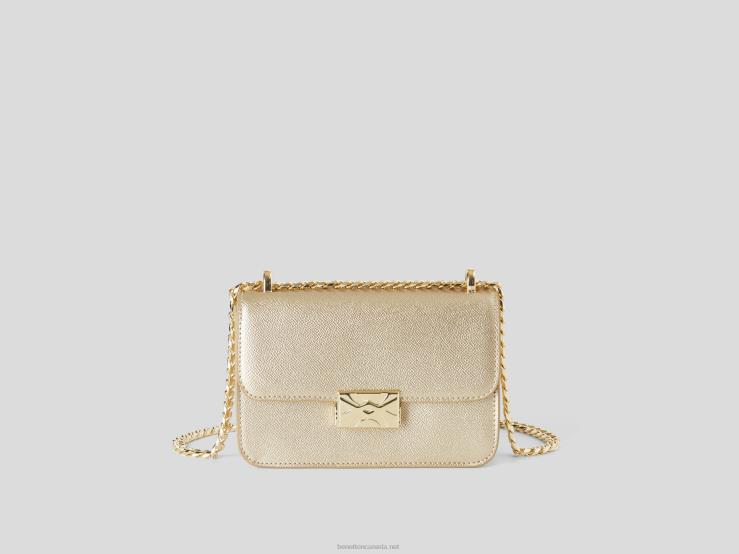 Small Gold Be Bag B4BF1525 Benetton Women Gold