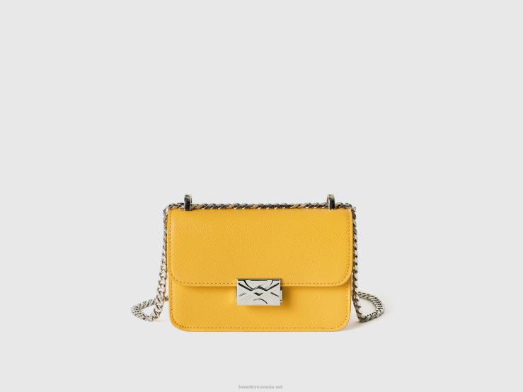 Small Yellow Be Bag B4BF1514 Benetton Women Yellow